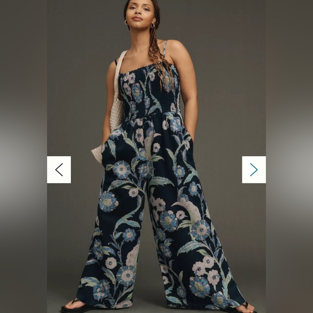 Pilcro Floral Print Jumpsuit